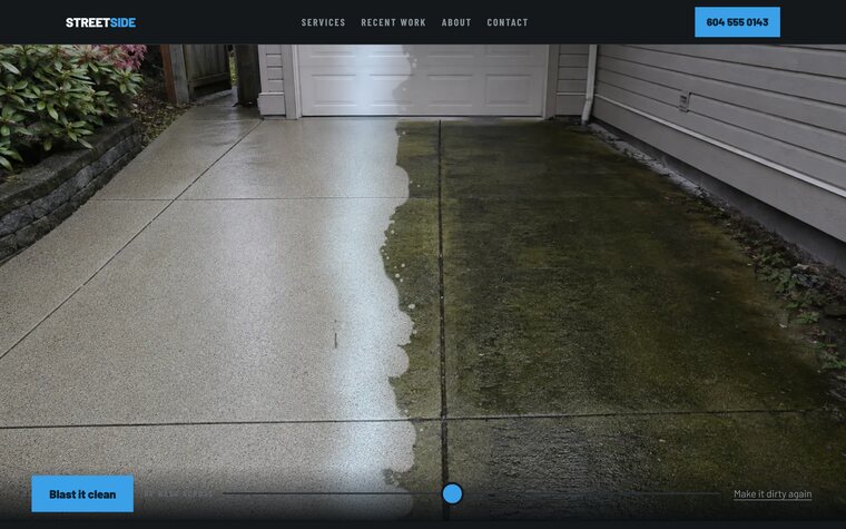 The Streetside website